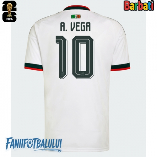 Mexic Alexis Vega #10 Tricou Fotbal Replică Mondial 2026 Barbati Deplasare Mexic Alexis Vega #10 Tricou Fotbal Replică Mondial 2026 Barbati Deplasare